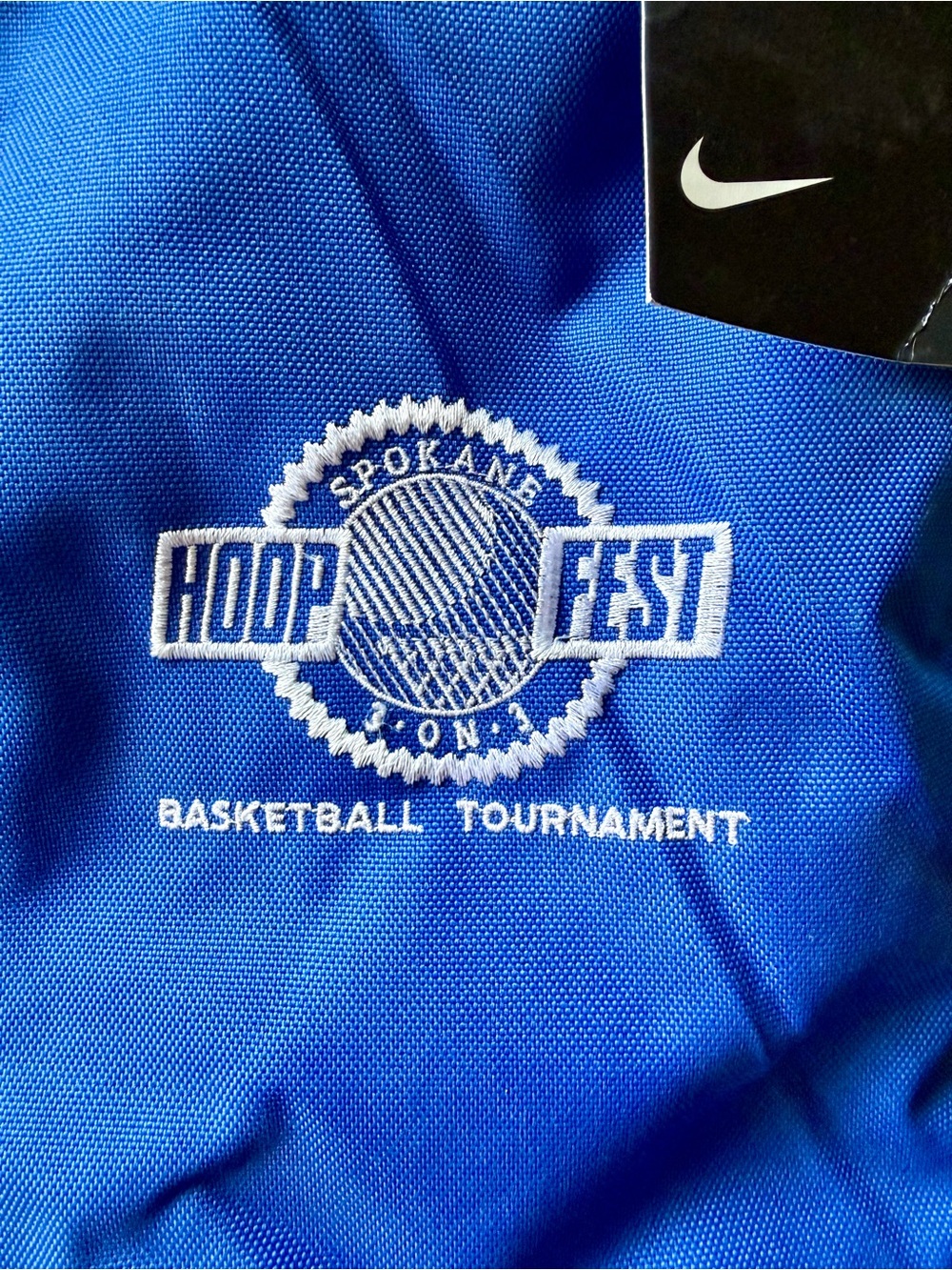 Nike Elite Hoops Backpack with Custom Spokane Hoopfest Logo Royal Blue - Picture 2 of 11